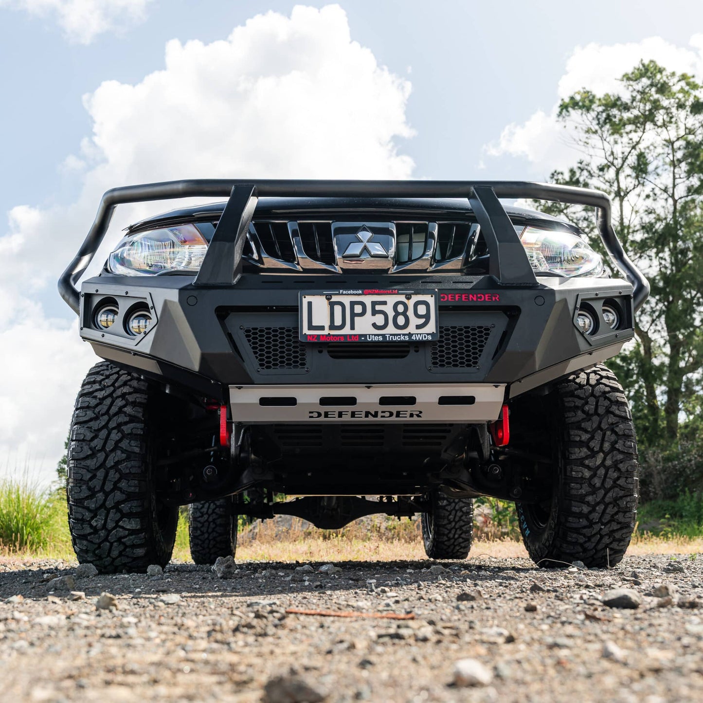 SHIELD Off-Road Triple Loop Bull-Bar to suit Mitsubishi Triton 2015 - 2019 - view 6