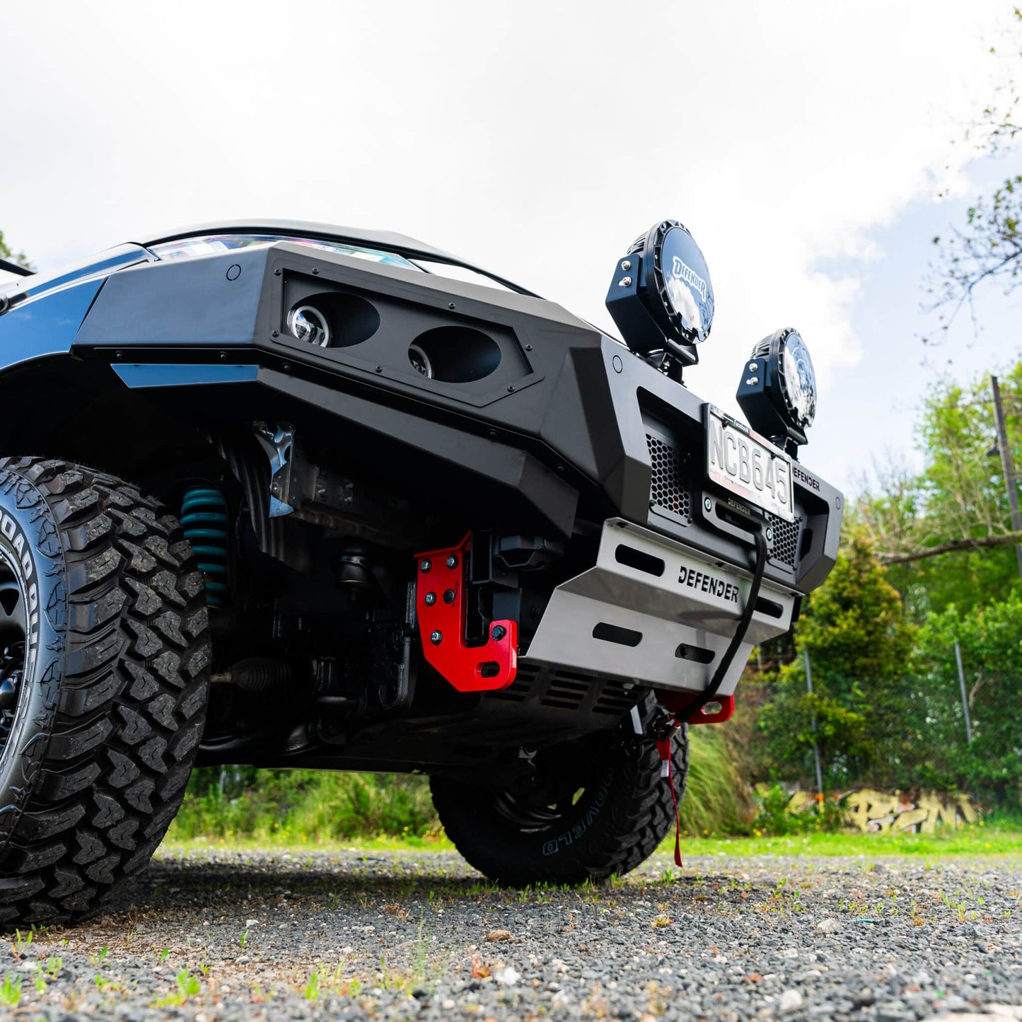 SHIELD Off-Road Loopless Bull-Bar to suit Mitsubishi Triton 2019 - 2023 - view 6