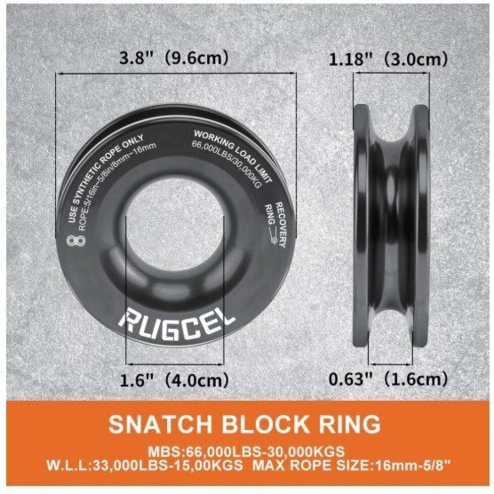 Rugcel Snatch Recovery Ring