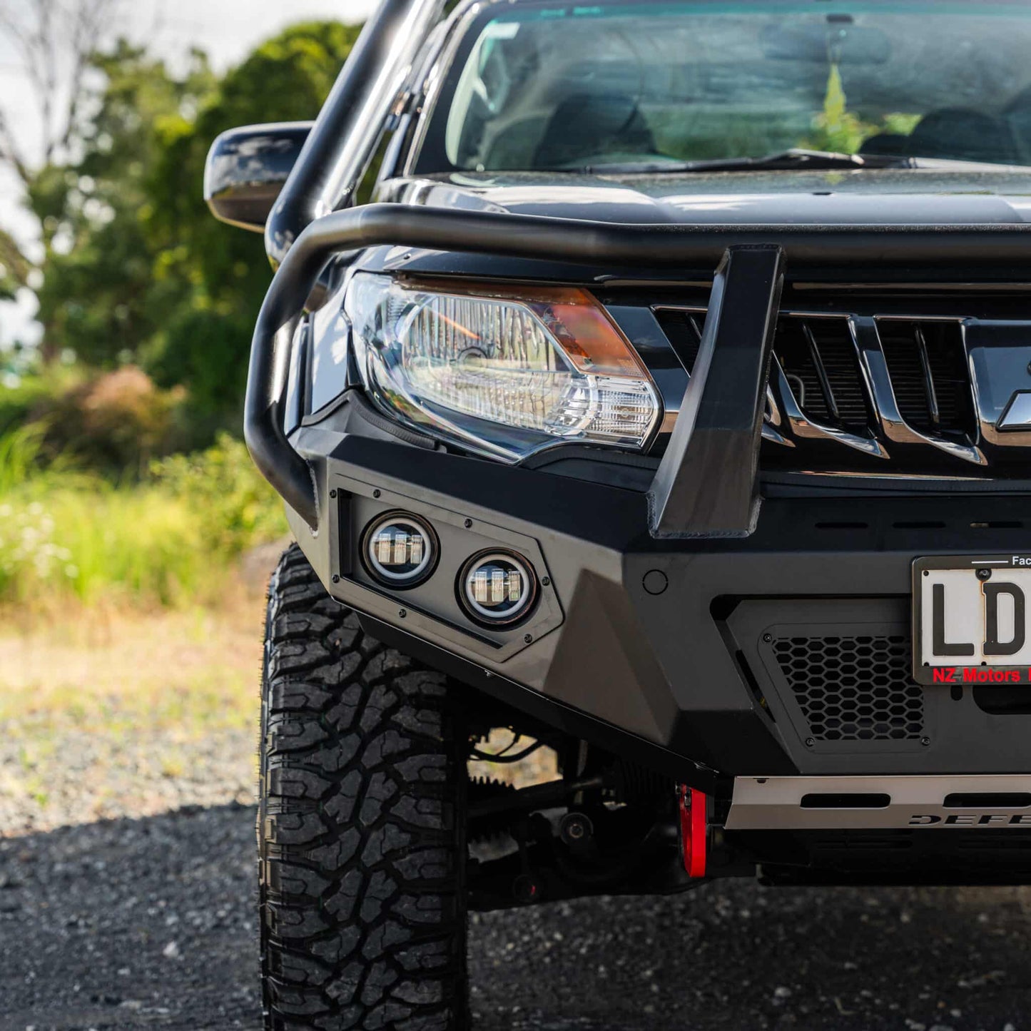 SHIELD Off-Road Triple Loop Bull-Bar to suit Mitsubishi Triton 2015 - 2019 - view 3