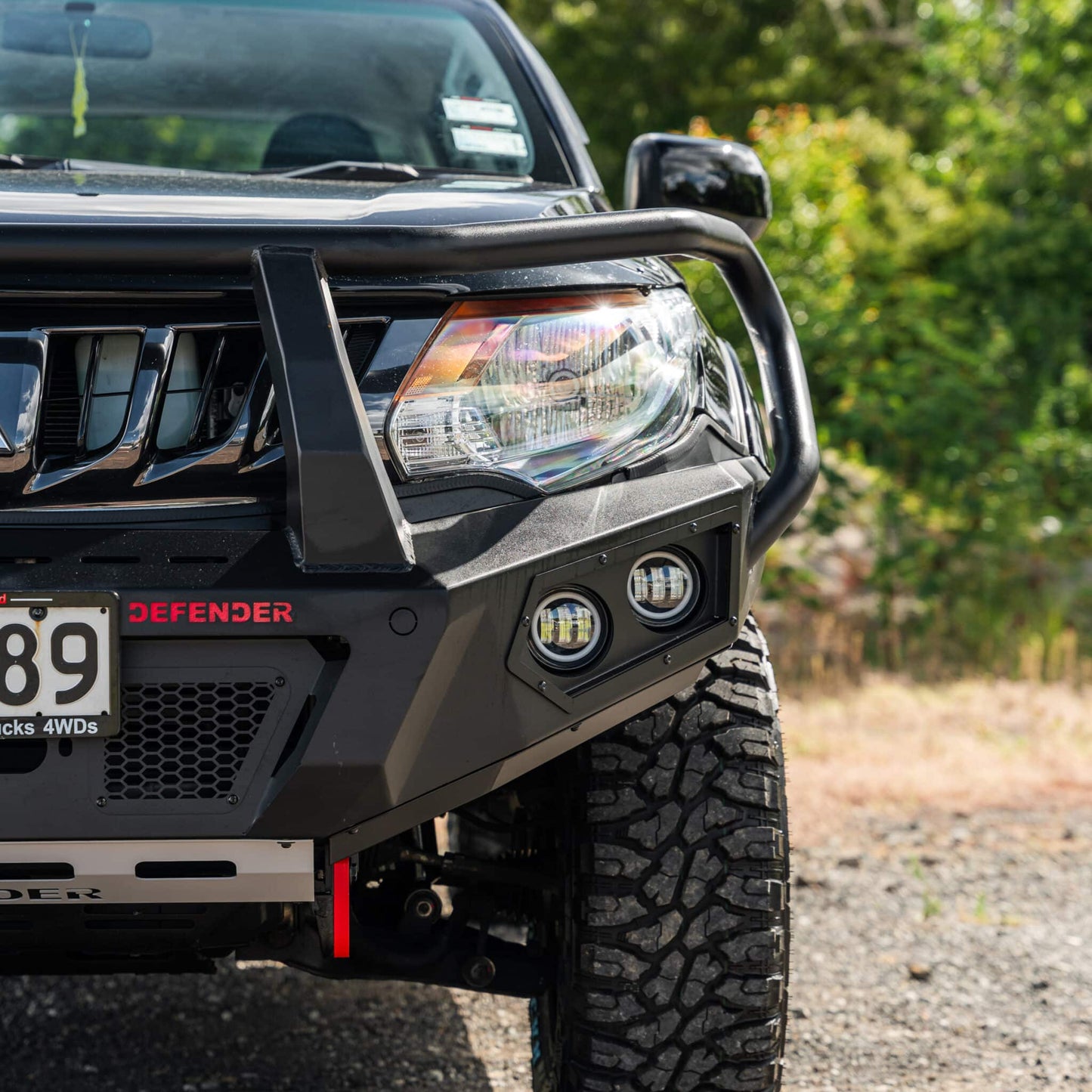 SHIELD Off-Road Triple Loop Bull-Bar to suit Mitsubishi Triton 2015 - 2019 - view 4