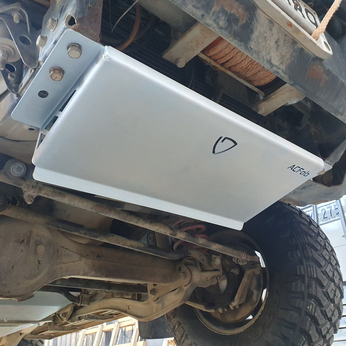 Toyota Landcruiser 80 series front guard bash plate