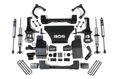2019-2024 Chevy/GMC 1500 4WD 4" BDS Suspension Lift with Fox 2.0 Shocks