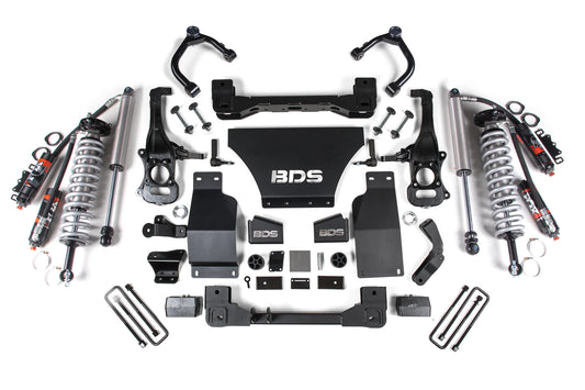 2019-2024 Chevy/GMC 1500 4WD 4" BDS Suspension Lift with Fox 2.5 Performance Elite Shocks