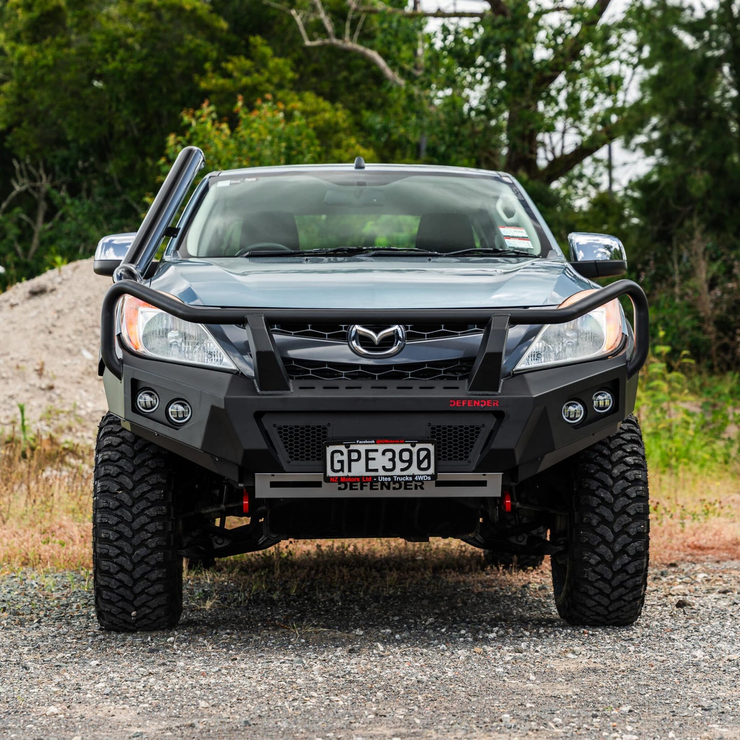SHIELD Off-Road Triple Loop Bull-Bar to suit Mazda BT-50 2012 - 2020 - view 2
