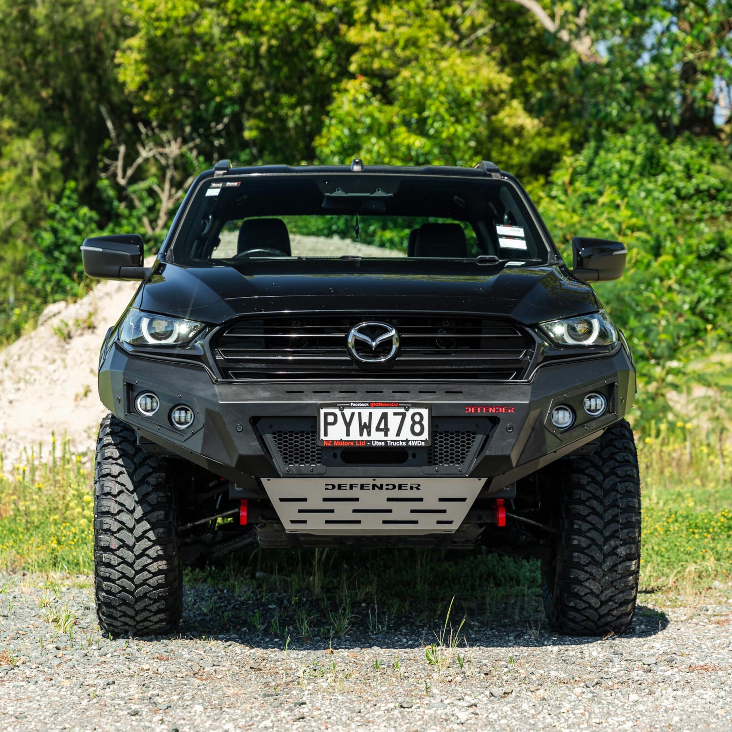 SHIELD Off-Road Triple Loop Bull-Bar to suit Mazda BT-50 2021 - Present - view 2