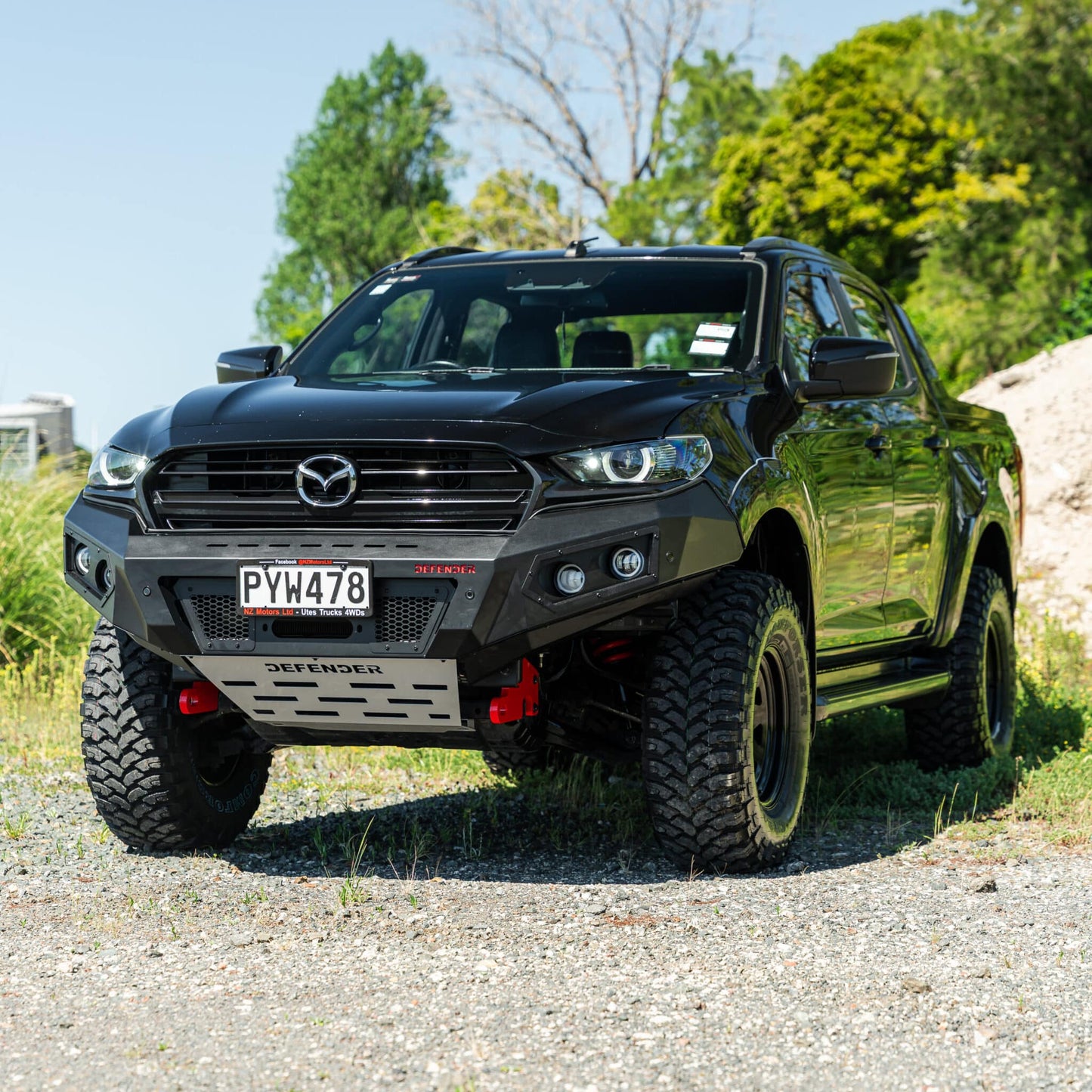 SHIELD Off-Road Triple Loop Bull-Bar to suit Mazda BT-50 2021 - Present - view 3
