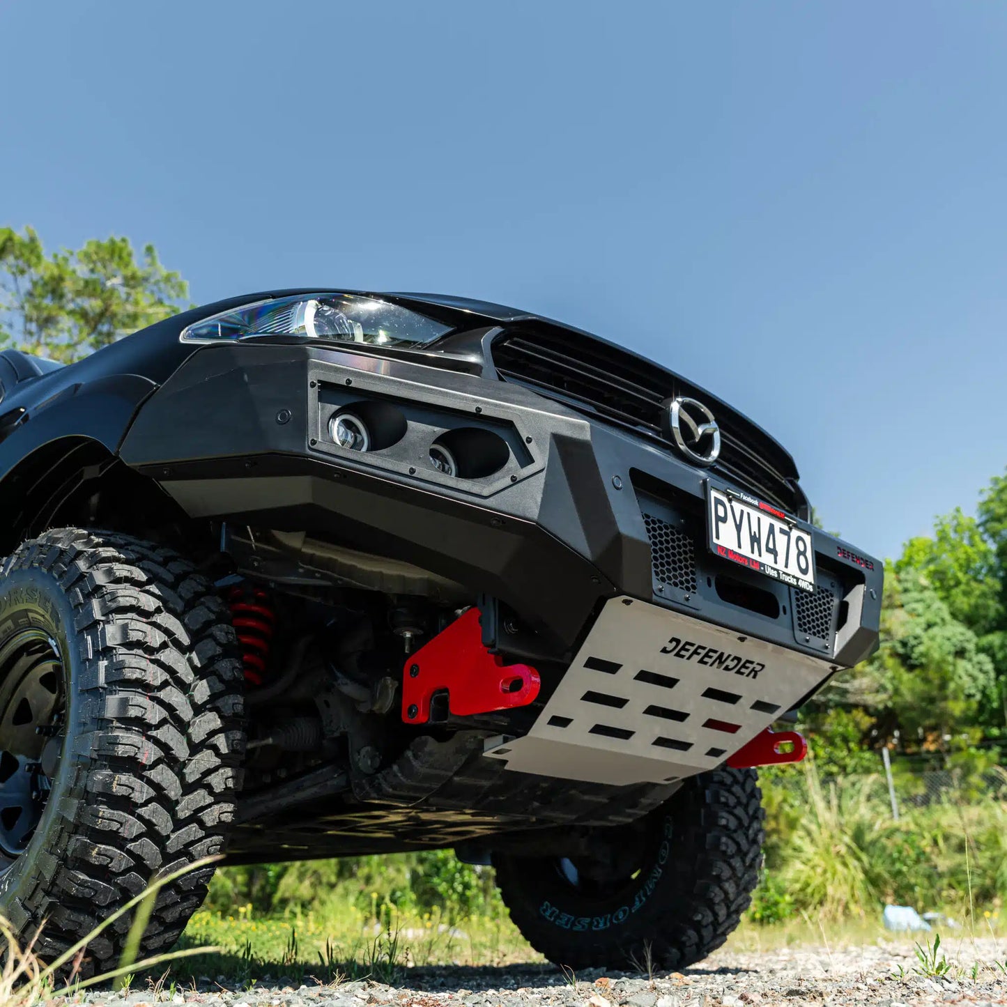 DEFENDER Off-Road Triple Loop Bull-Bar to suit Mazda BT-50 2021 - Present