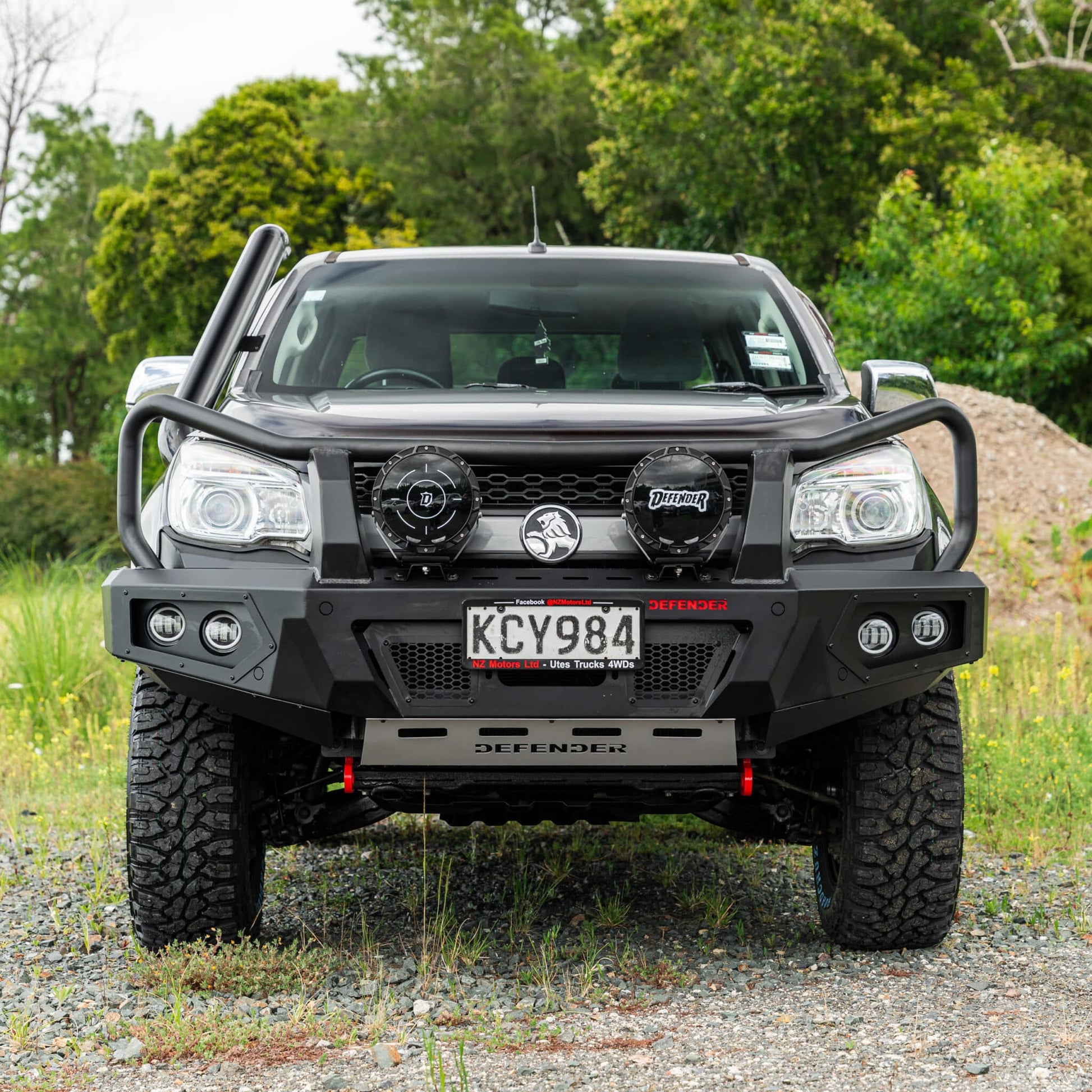 SHIELD Off-Road Triple Loop Bull-Bar to suit Holden Colorado 2012 - 2015 - view 3