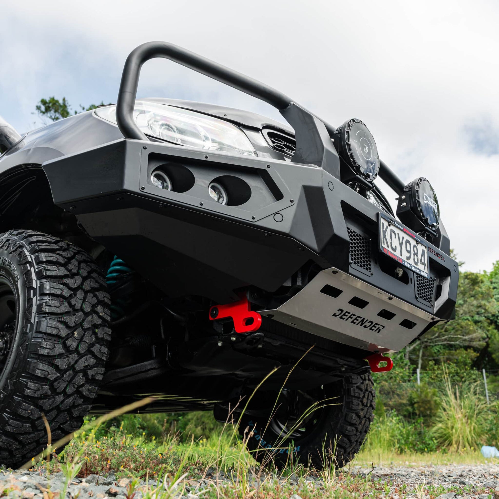 SHIELD Off-Road Triple Loop Bull-Bar to suit Holden Colorado 2012 - 2015 - view 4