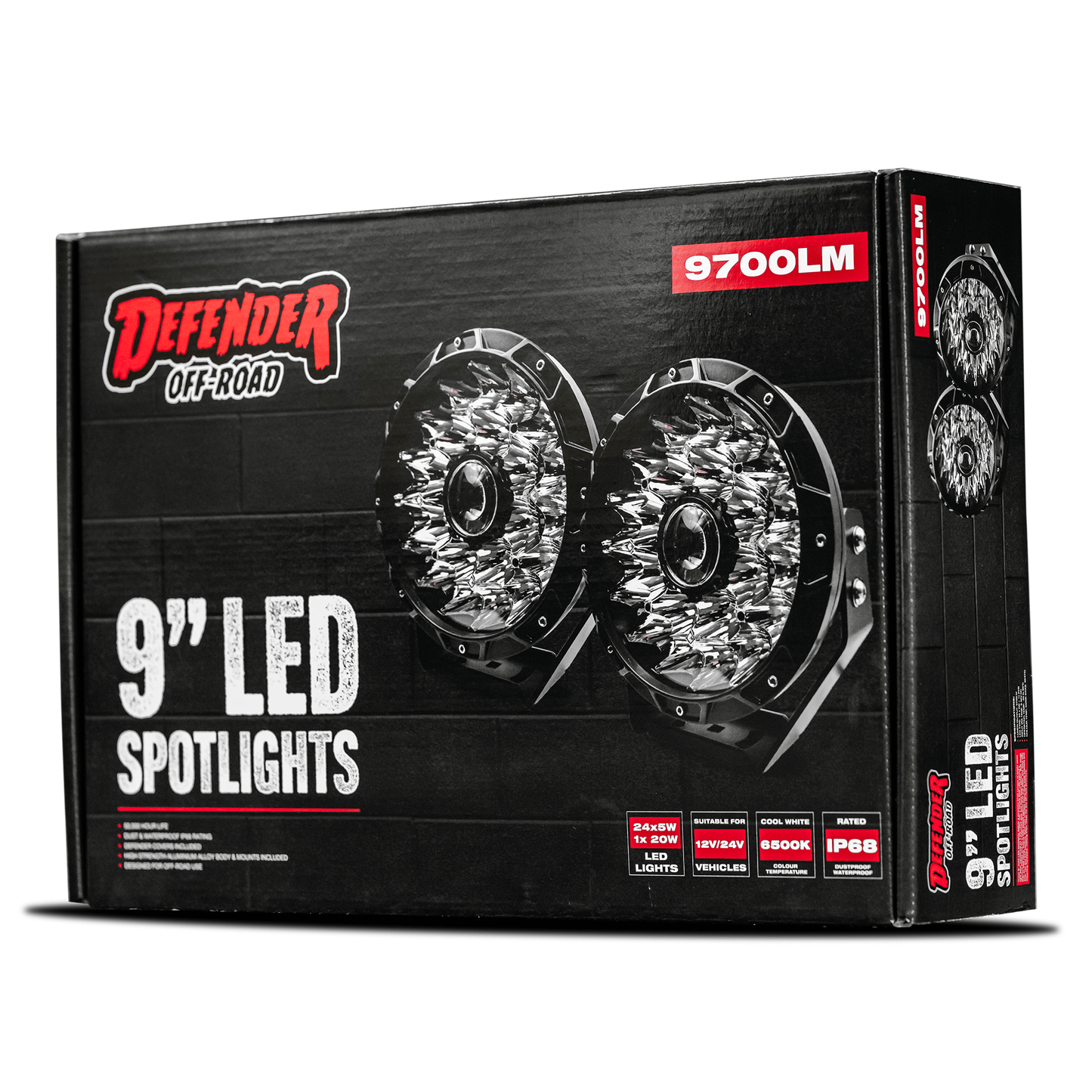 SHIELD Off-Road 9 Inch LED Spotlights - view 4