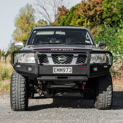 SHIELD Off-Road Triple Loop Bull-Bar to suit Nissan Patrol Y61 GU 1998 - 2015 - view 2