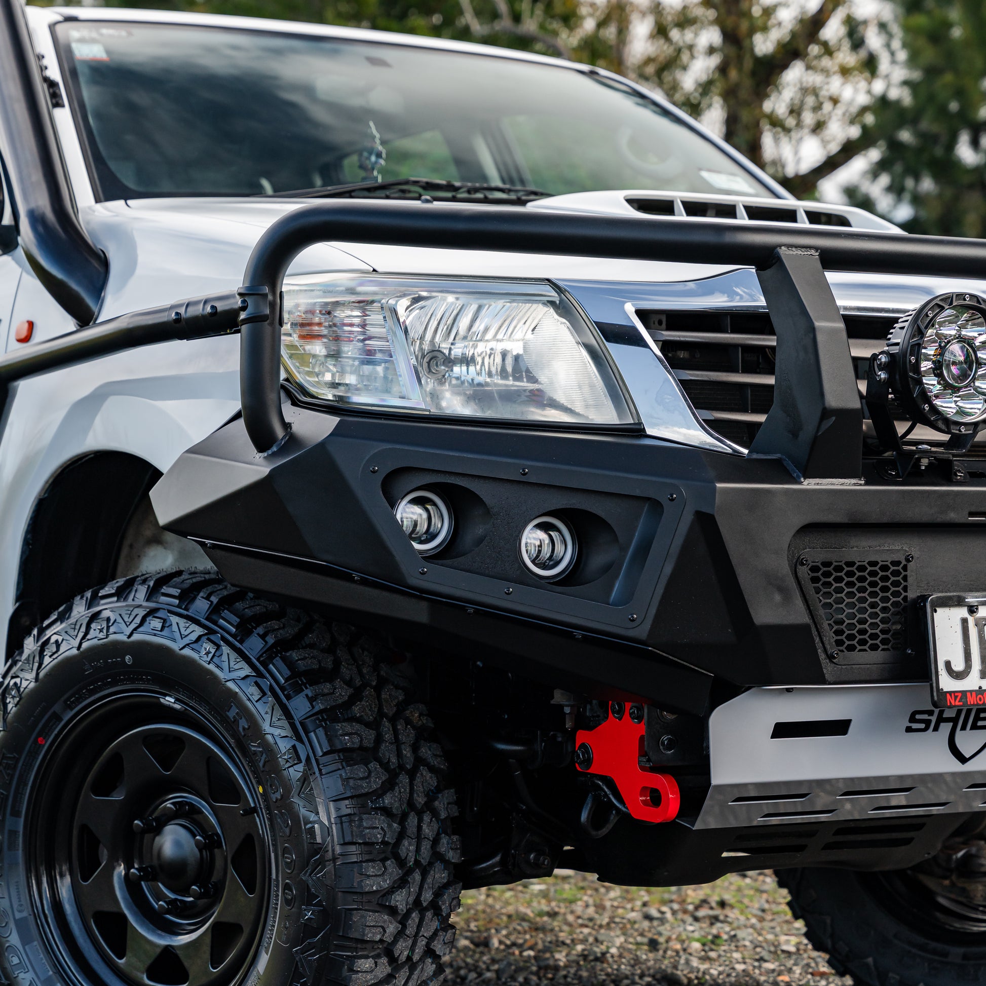 SHIELD Off-Road Triple Loop Bull-Bar to suit Toyota Hilux 2012 - 2015 (Facelift) - view 4