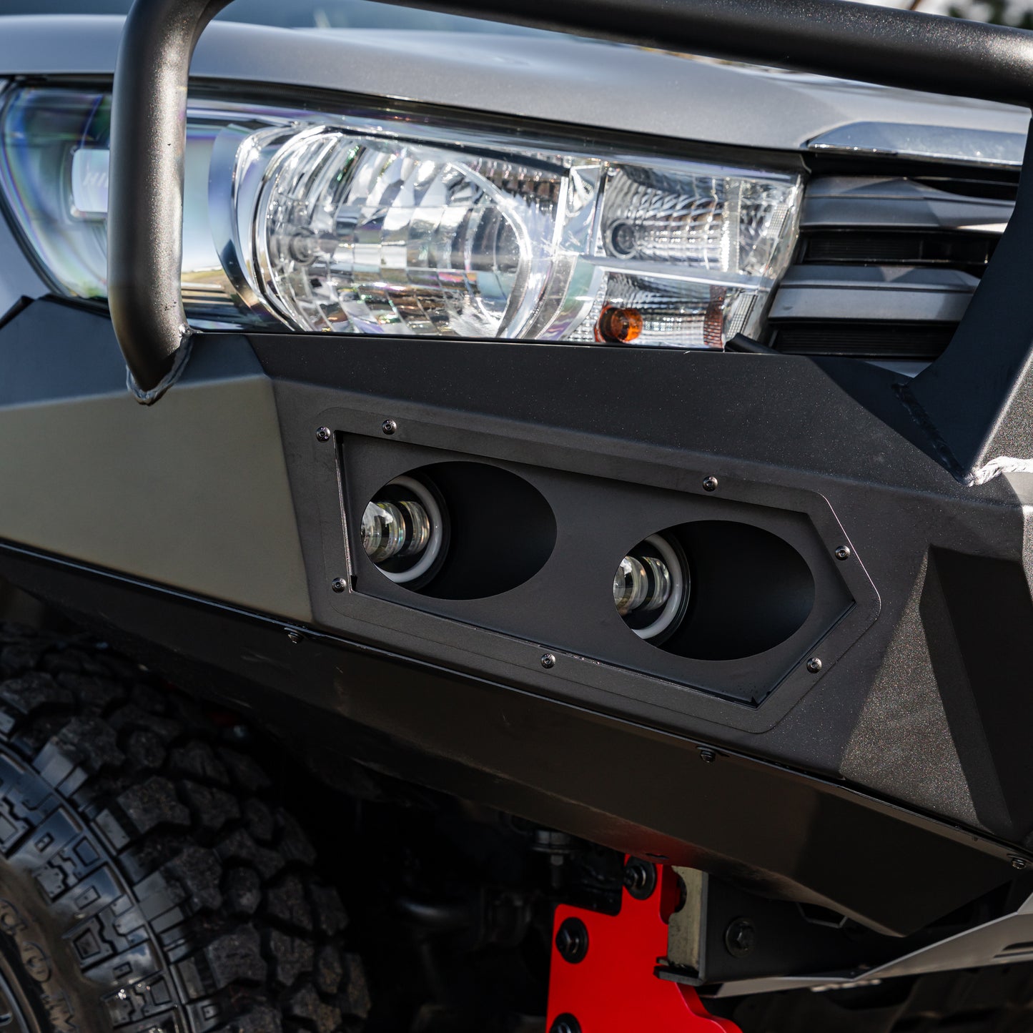 SHIELD Off-Road Triple Loop Bull-Bar to suit Toyota Hilux 2015 - 2020 - view 4