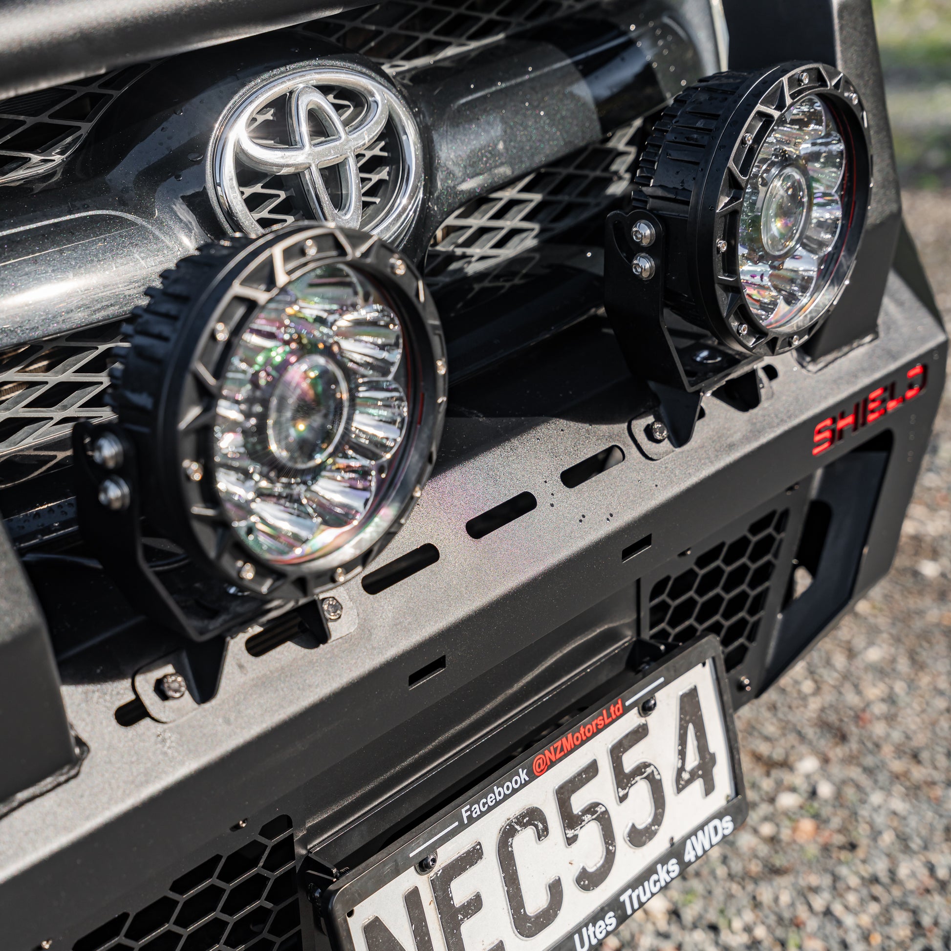 SHIELD Off-Road Triple Loop Bull-Bar to suit Toyota Hilux 2005 - 2011 (Pre-Facelift) - view 5