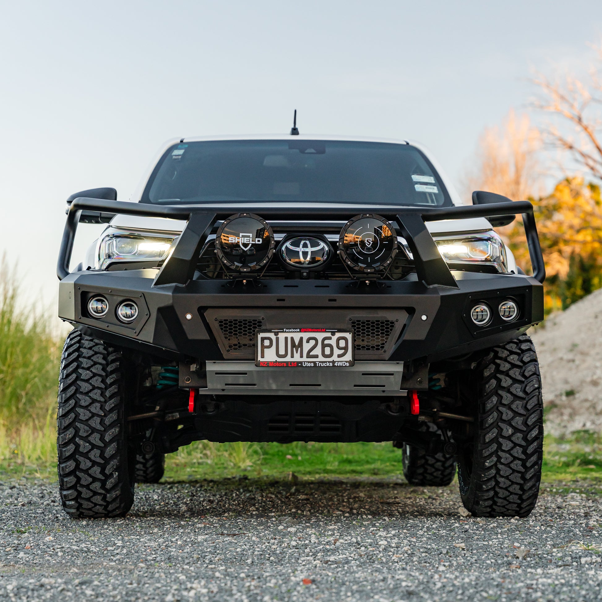 SHIELD Off-Road Triple Loop Bull-Bar to suit Toyota Hilux Widetrack 2021 - Present - view 2