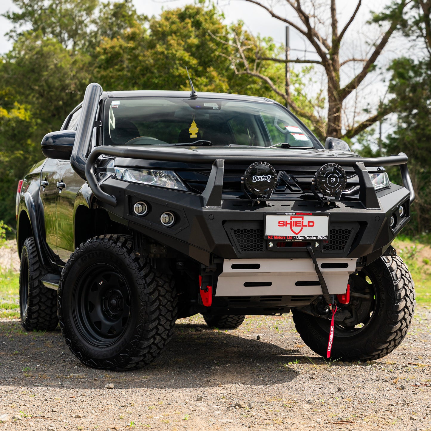 SHIELD Off-Road Triple Loop Bull-Bar to suit Mitsubishi Triton 2019 - 2023