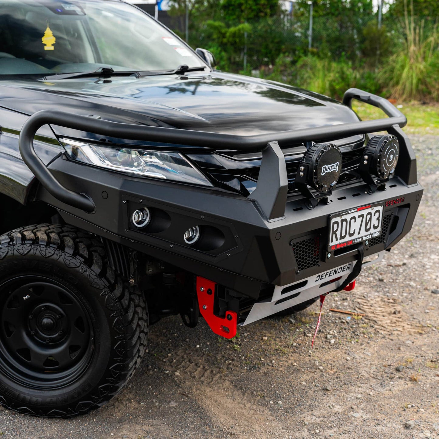 SHIELD Off-Road Triple Loop Bull-Bar to suit Mitsubishi Triton 2019 - 2023 - view 3