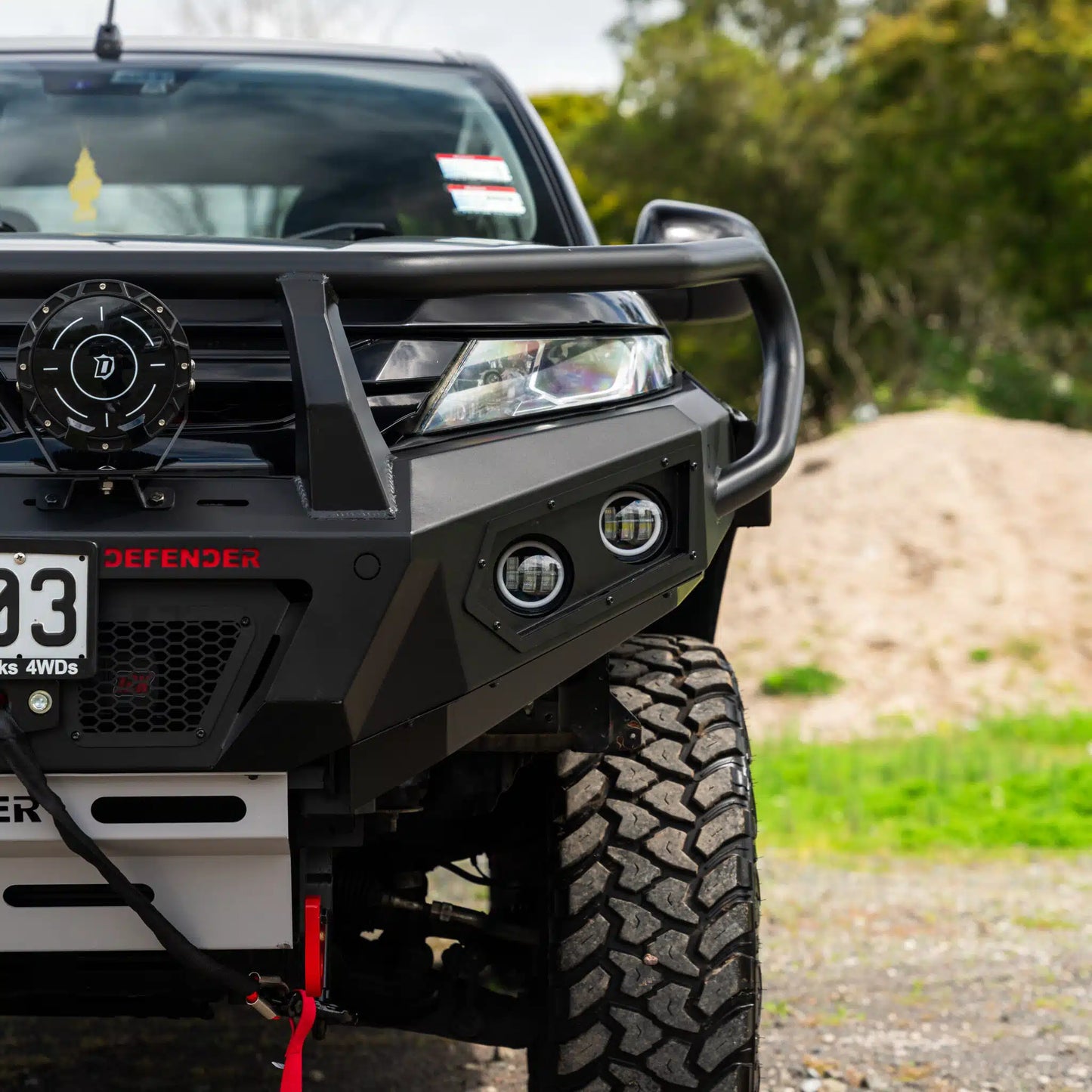 DEFENDER Off-Road Triple Loop Bull-Bar to suit 2019 – 2023 Mitsubishi Triton