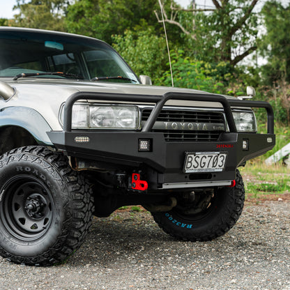 SHIELD Off-Road Triple Loop Bull-Bar to suit Toyota Land Cruiser 80 Series 1990 - 1997 - view 3
