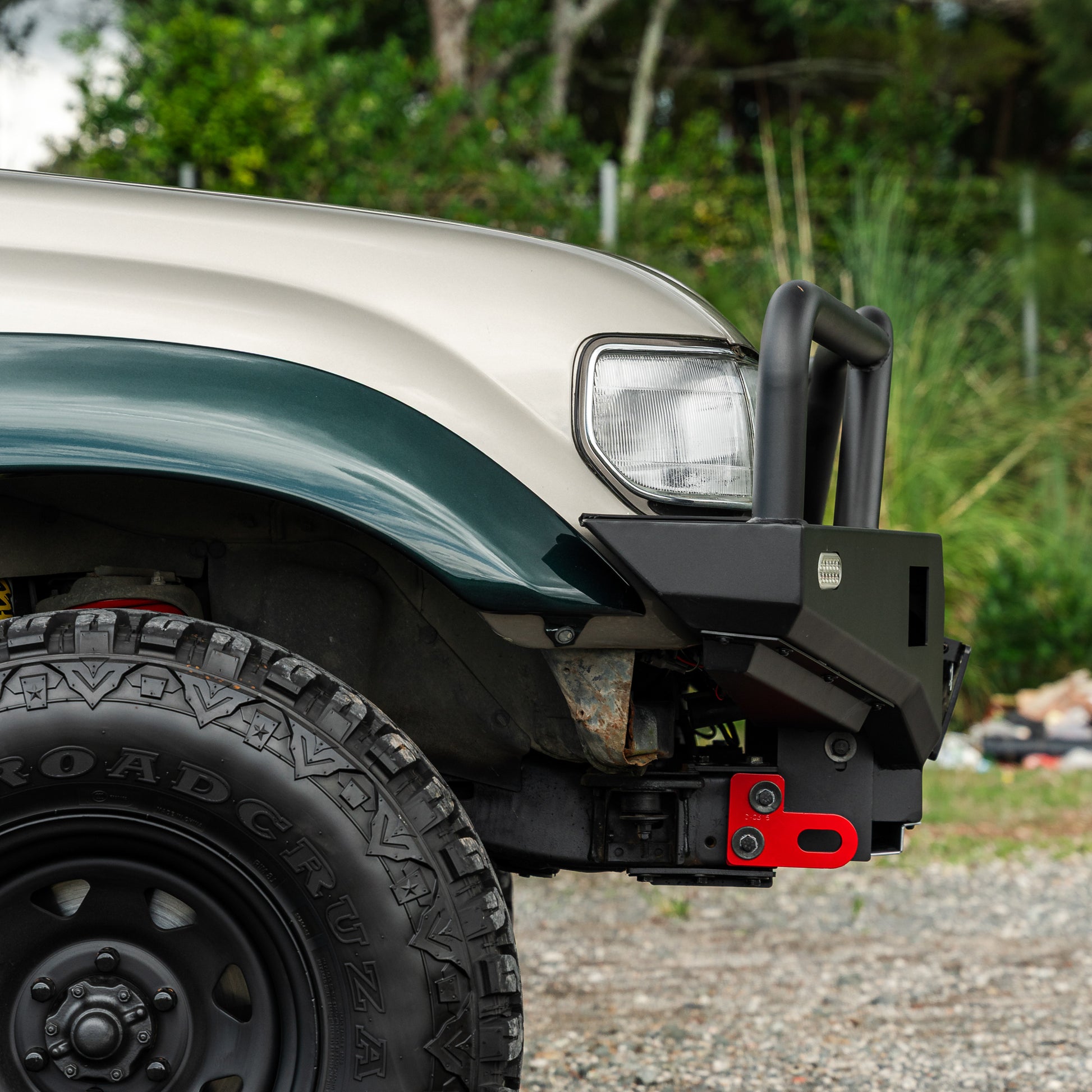 SHIELD Off-Road Triple Loop Bull-Bar to suit Toyota Land Cruiser 80 Series 1990 - 1997 - view 6