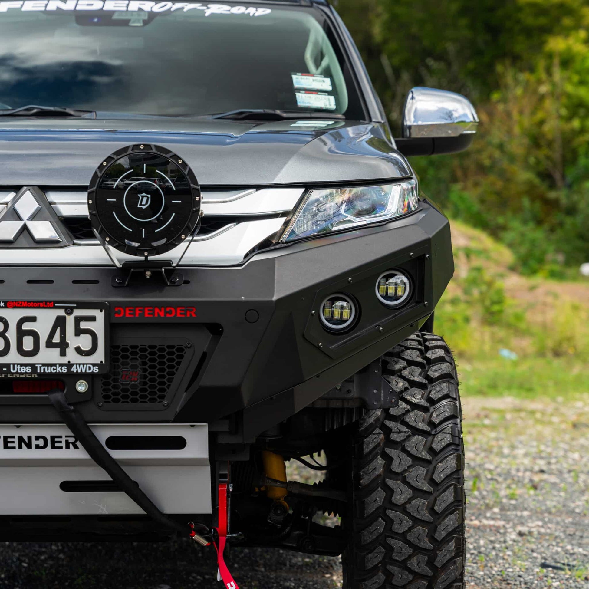 SHIELD Off-Road Loopless Bull-Bar to suit Mitsubishi Triton 2019 - 2023 - view 5