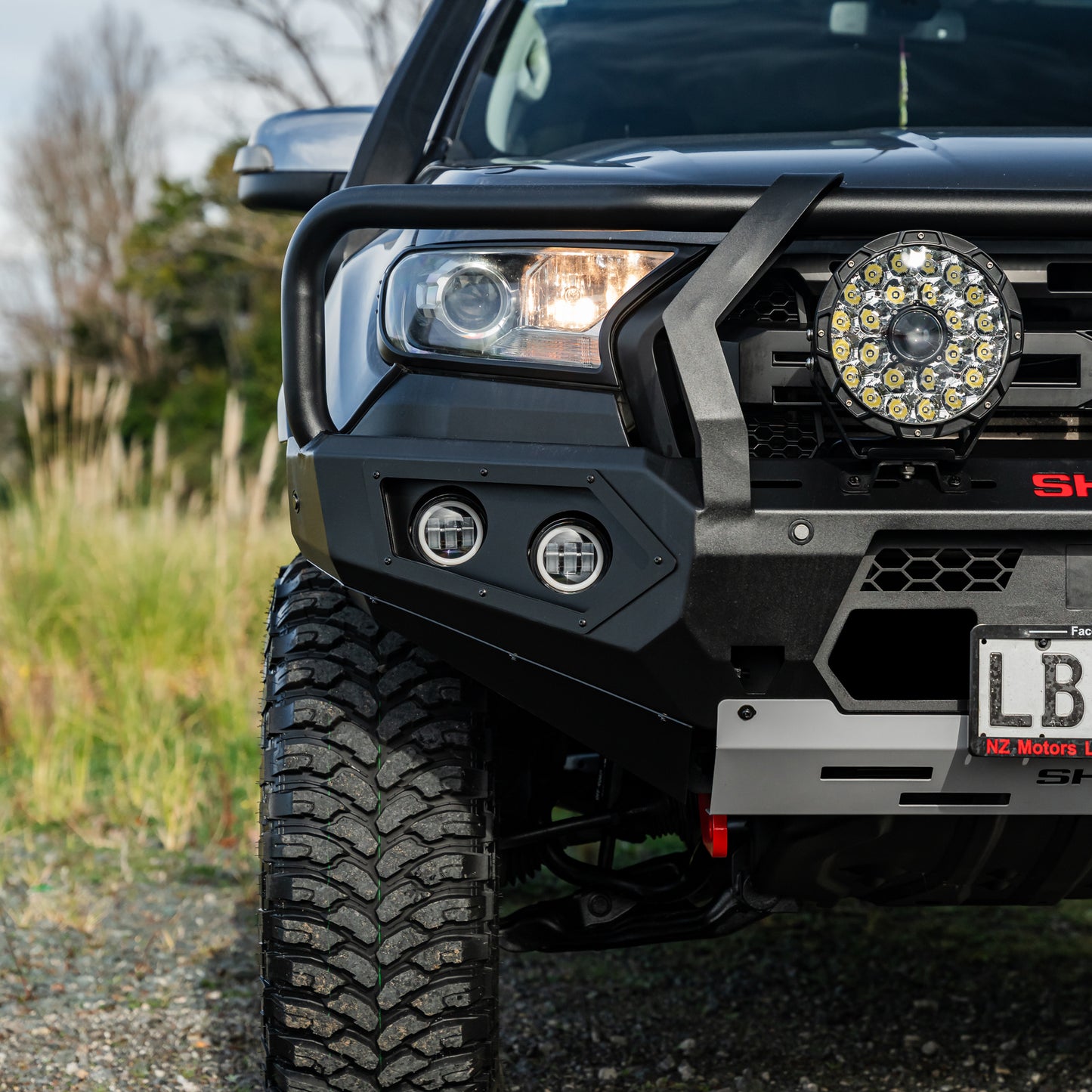 SHIELD Off-Road Triple Loop Bull-Bar to suit Ford Ranger 2015 - 2022 - view 4