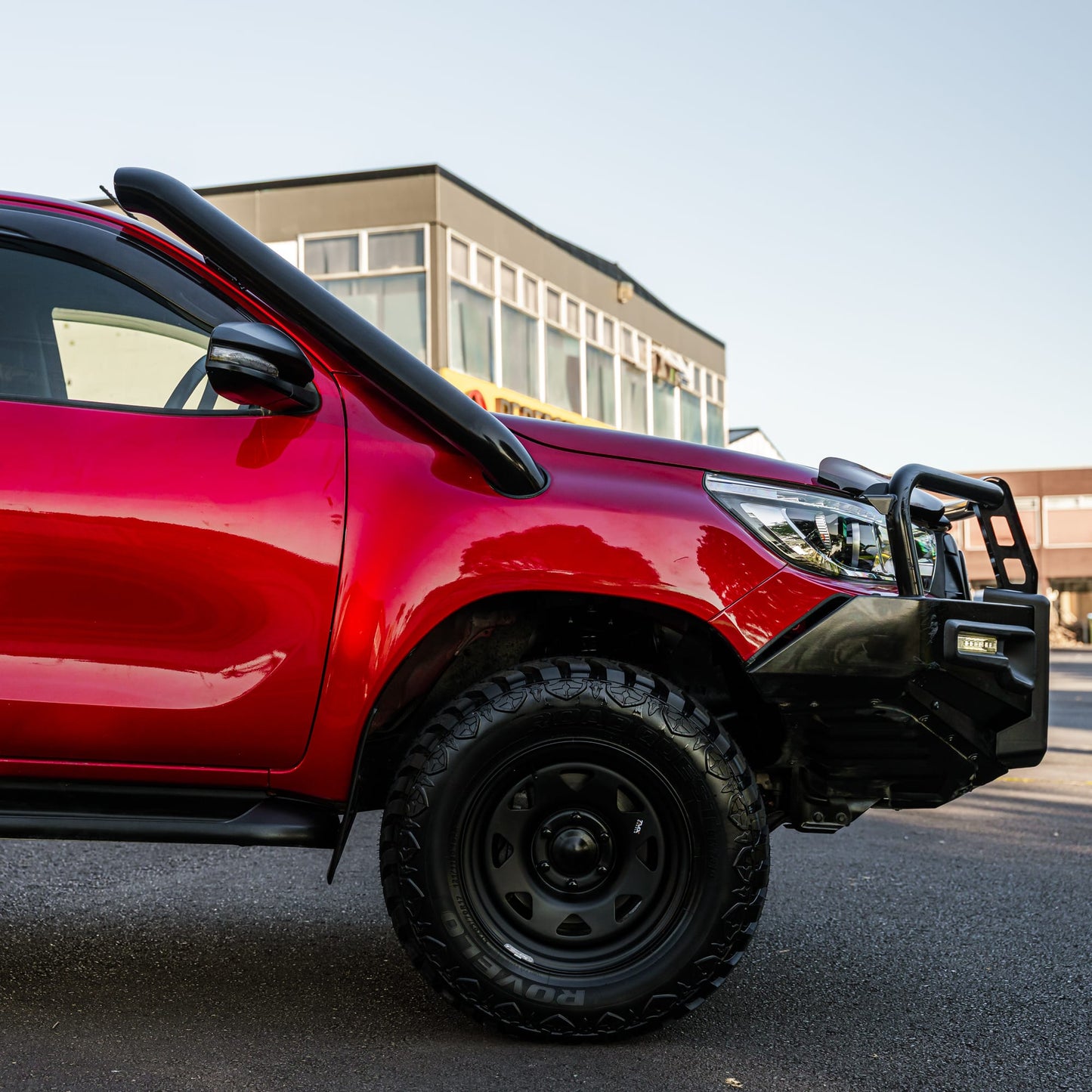 SHIELD Off-Road Stainless Snorkel to suit Toyota Hilux N80 2015 - Present - view 2