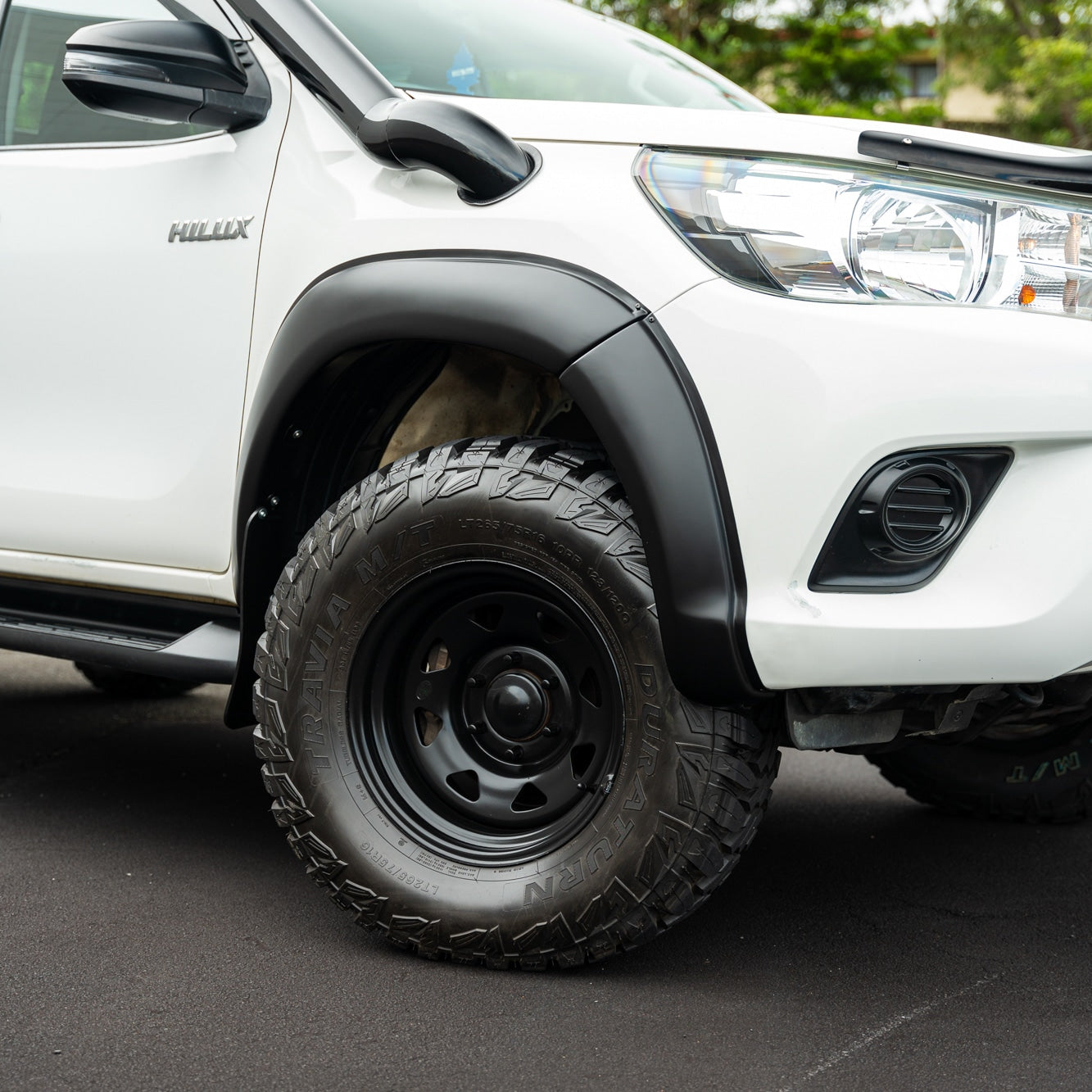 SHIELD Off-Road Smooth Style Fender Flares to suit Toyota Hilux 2015 - 2018 - view 3