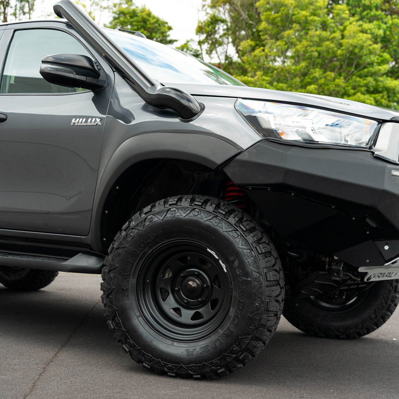 SHIELD Off-Road Smooth Style Fender Flares to suit Toyota Hilux 2021 - 2024 - view 3