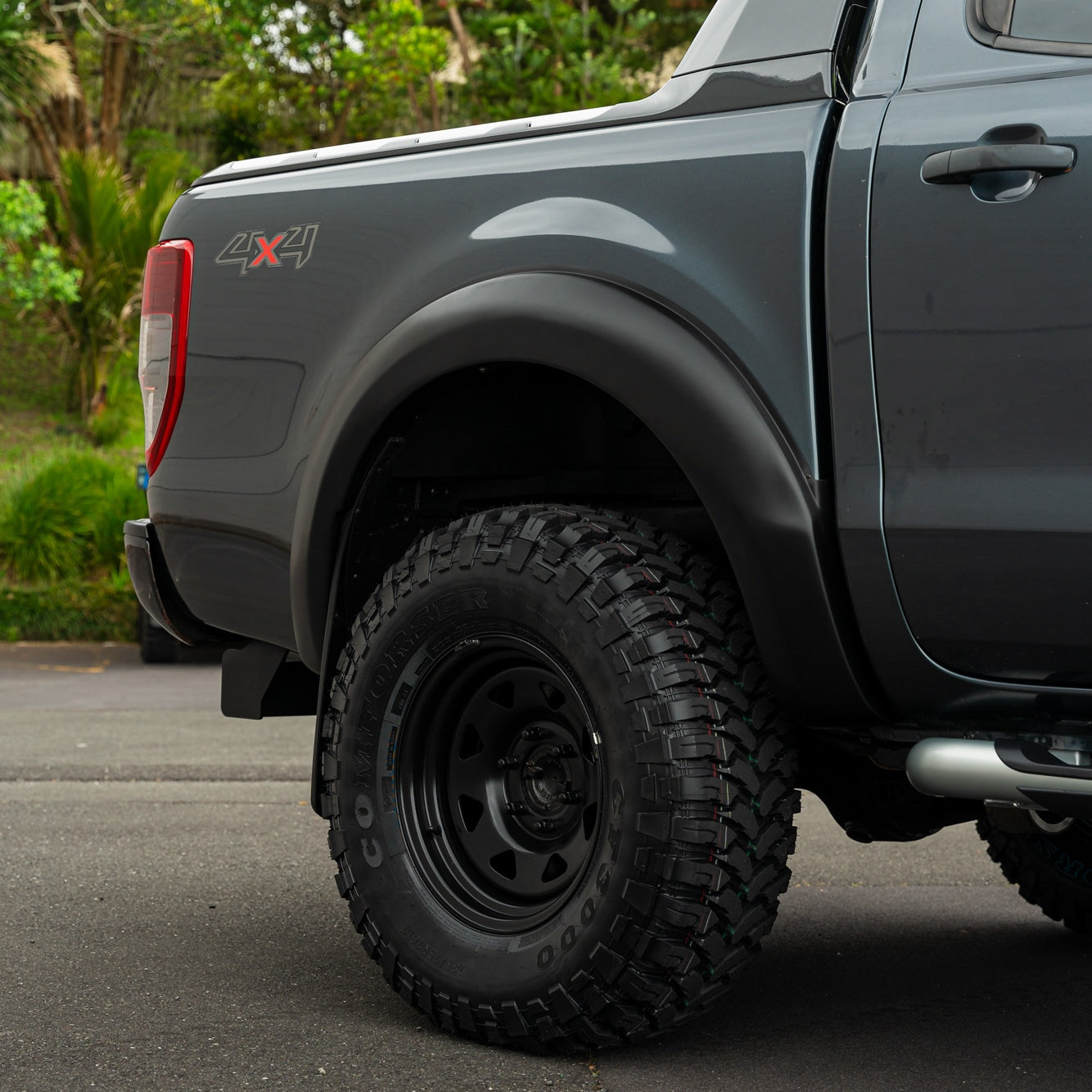 SHIELD Off-Road Smooth Style Fender Flares to suit Ford Ranger PX1 2012 - 2015 - view 4