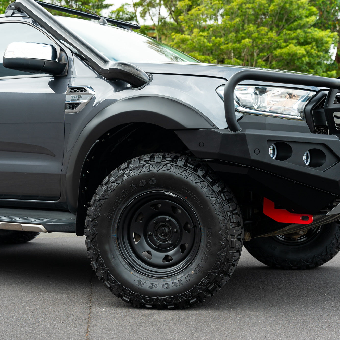SHIELD Off-Road Smooth Style Fender Flares to suit Ford Ranger 2016 - 2018 - view 3