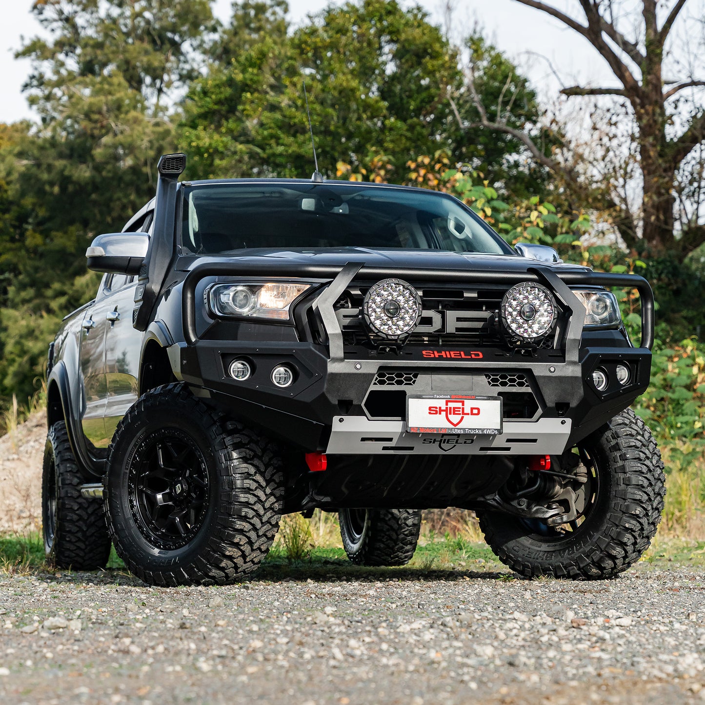SHIELD Off-Road Triple Loop Bull-Bar to suit Ford Ranger 2015 - 2022