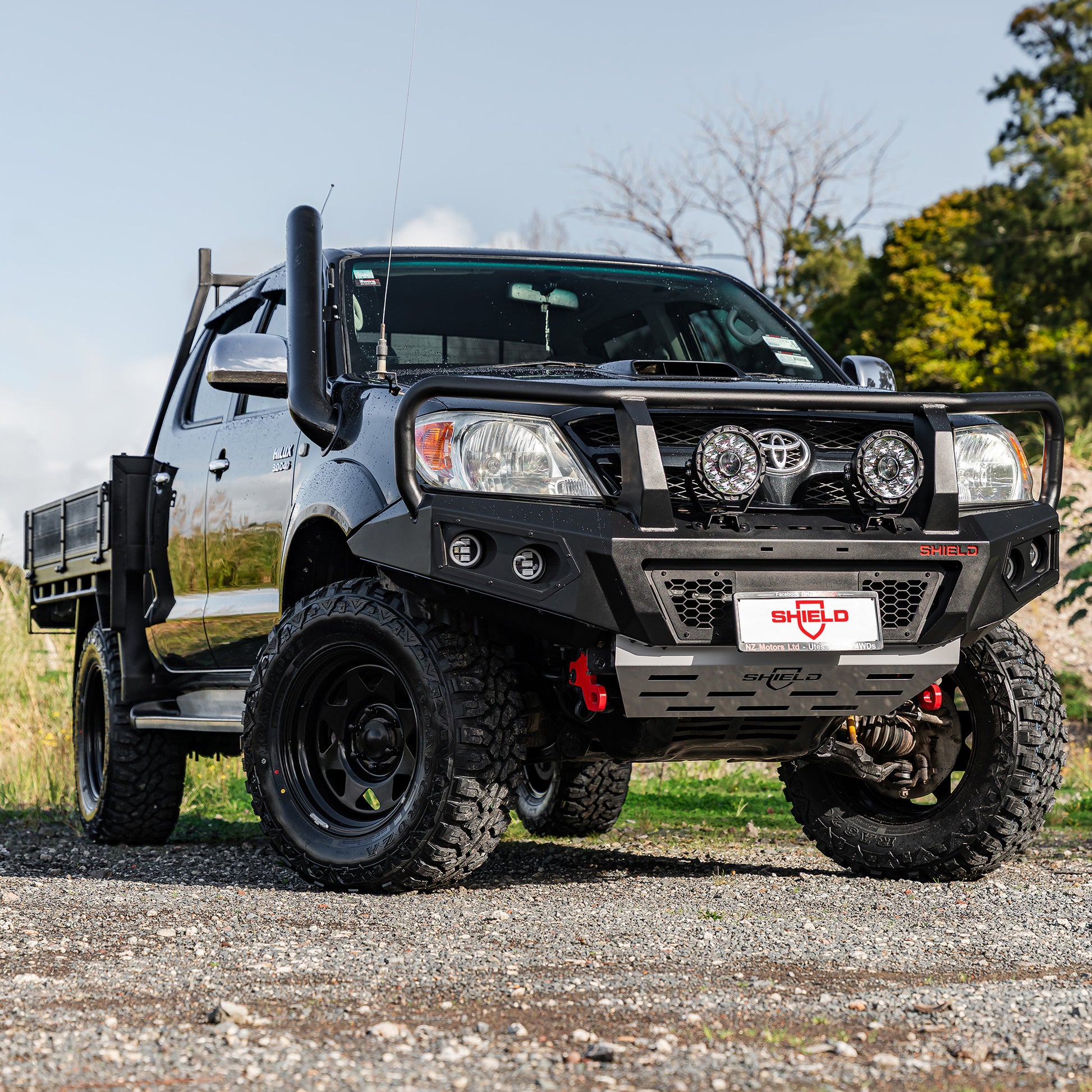 SHIELD Off-Road Triple Loop Bull-Bar to suit Toyota Hilux 2005 - 2011 (Pre-Facelift)
