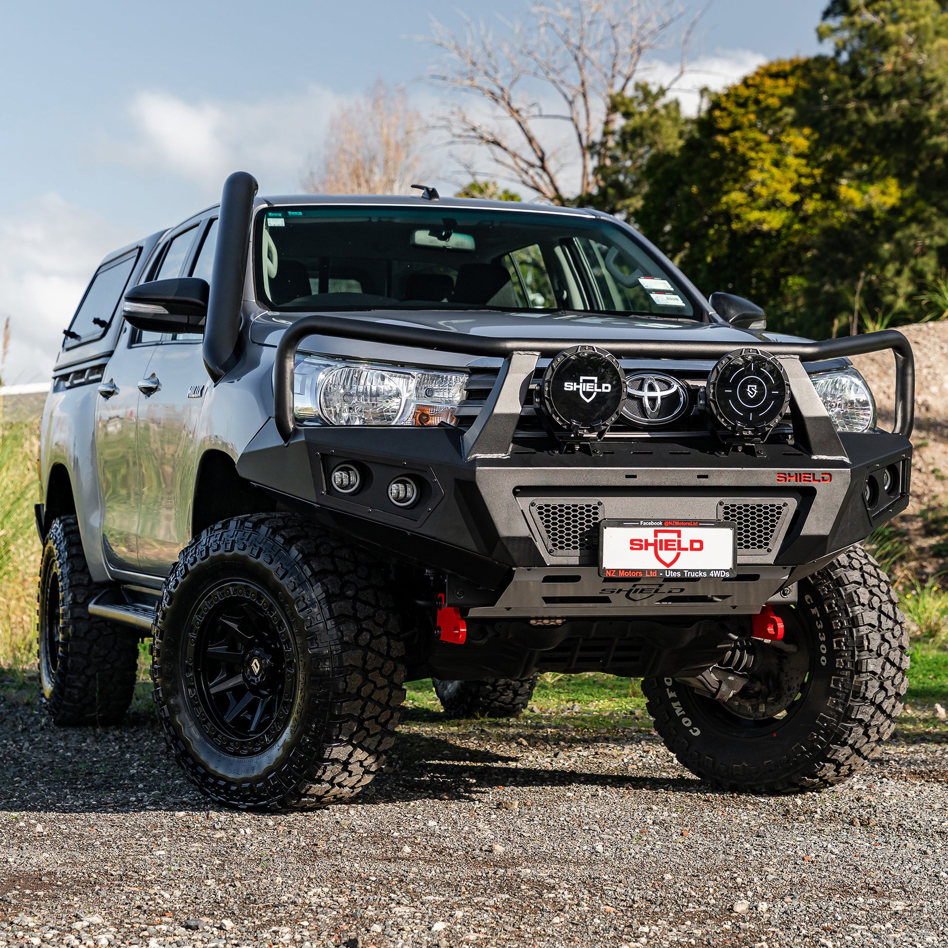 SHIELD Off-Road Triple Loop Bull-Bar to suit Toyota Hilux 2015 - 2020