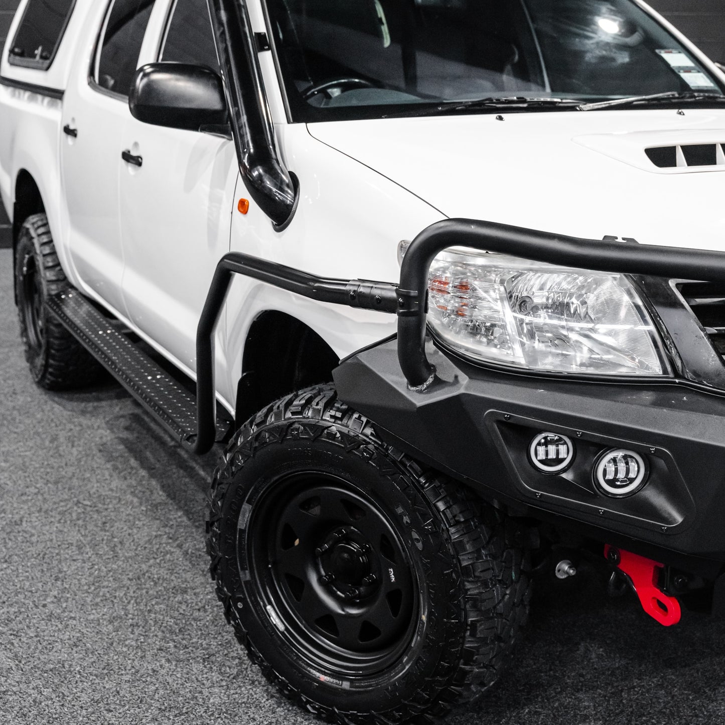 SHIELD Off-Road Brush Bar & Rock Slider Combo to suit Toyota Hilux N70 2005 - 2015 - view 2
