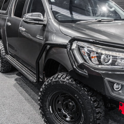 SHIELD Off-Road Brush Bar & Rock Slider Combo to suit Toyota Hilux N80 2015 - Present - view 2