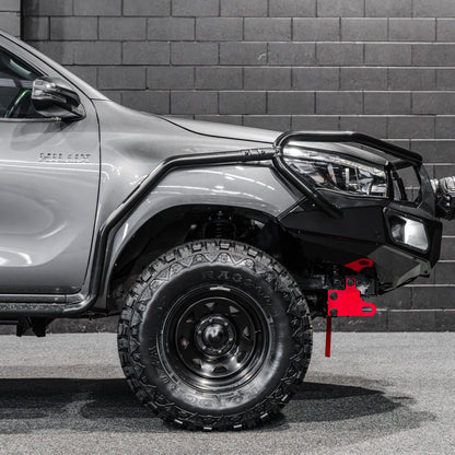 SHIELD Off-Road Brush Bar & Rock Slider Combo to suit Toyota Hilux N80 2015 - Present - view 3