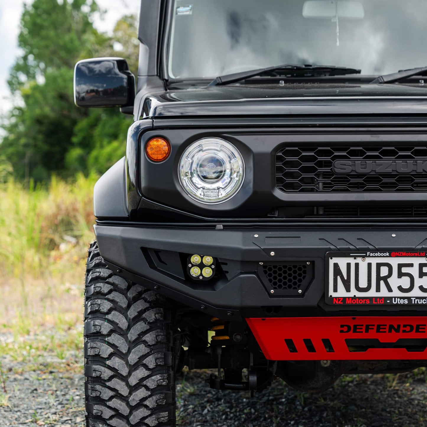 SHIELD Off-Road Loopless Bull-Bar to suit Suzuki Jimny 2018 - Present - view 4