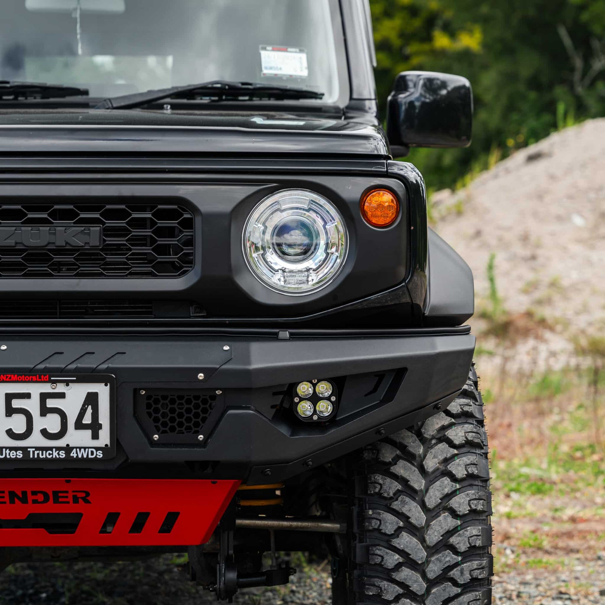 SHIELD Off-Road Loopless Bull-Bar to suit Suzuki Jimny 2018 - Present - view 5