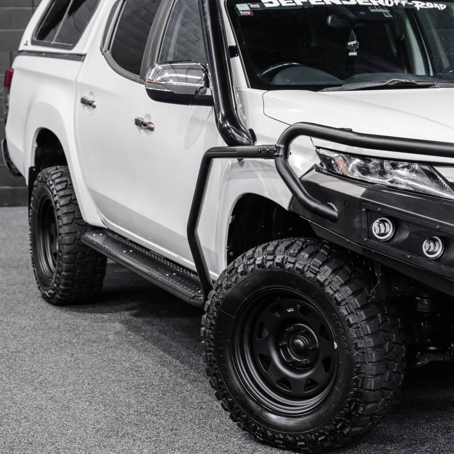 SHIELD Off-Road Brush Bar & Rock Slider Combo to suit Mitsubishi Triton MQ/MR 2015 - 2023 - view 2
