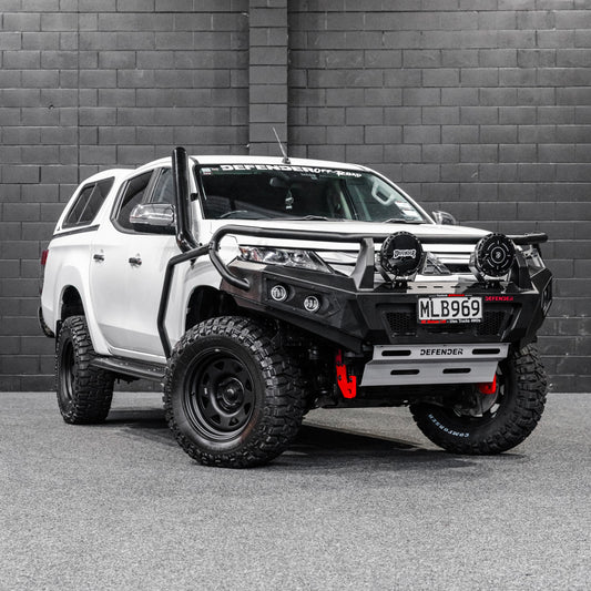 SHIELD Off-Road Brush Bar & Rock Slider Combo to suit Mitsubishi Triton MQ/MR 2015 - 2023