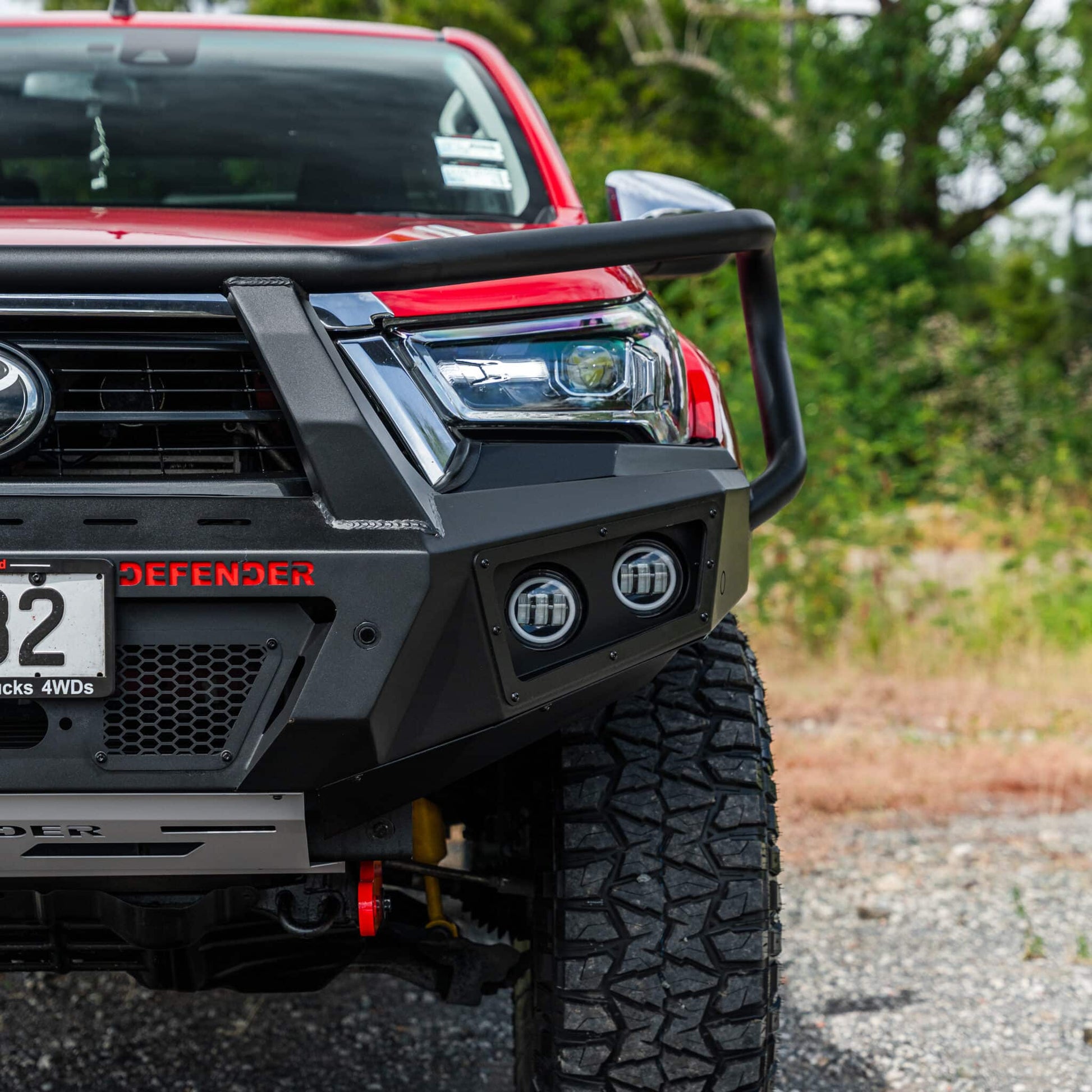 SHIELD Off-Road Triple Loop Bull-Bar to suit Toyota Hilux 2021 - Present - view 4