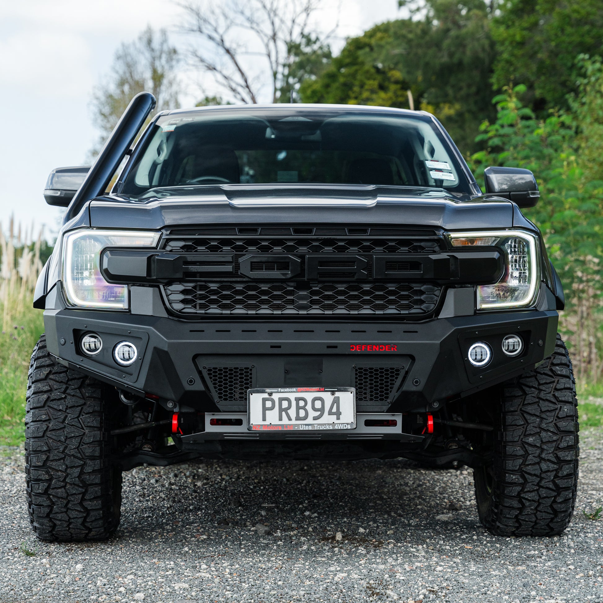 SHIELD Off-Road Loopless Bull-Bar to suit Ford Ranger Next Generation 2022 - Present - view 2