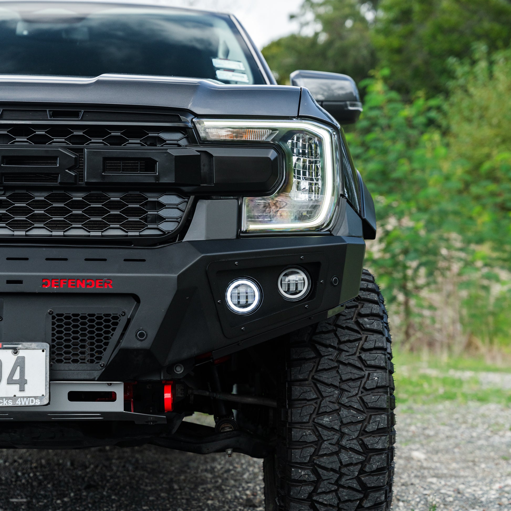 SHIELD Off-Road Loopless Bull-Bar to suit Ford Ranger Next Generation 2022 - Present - view 4