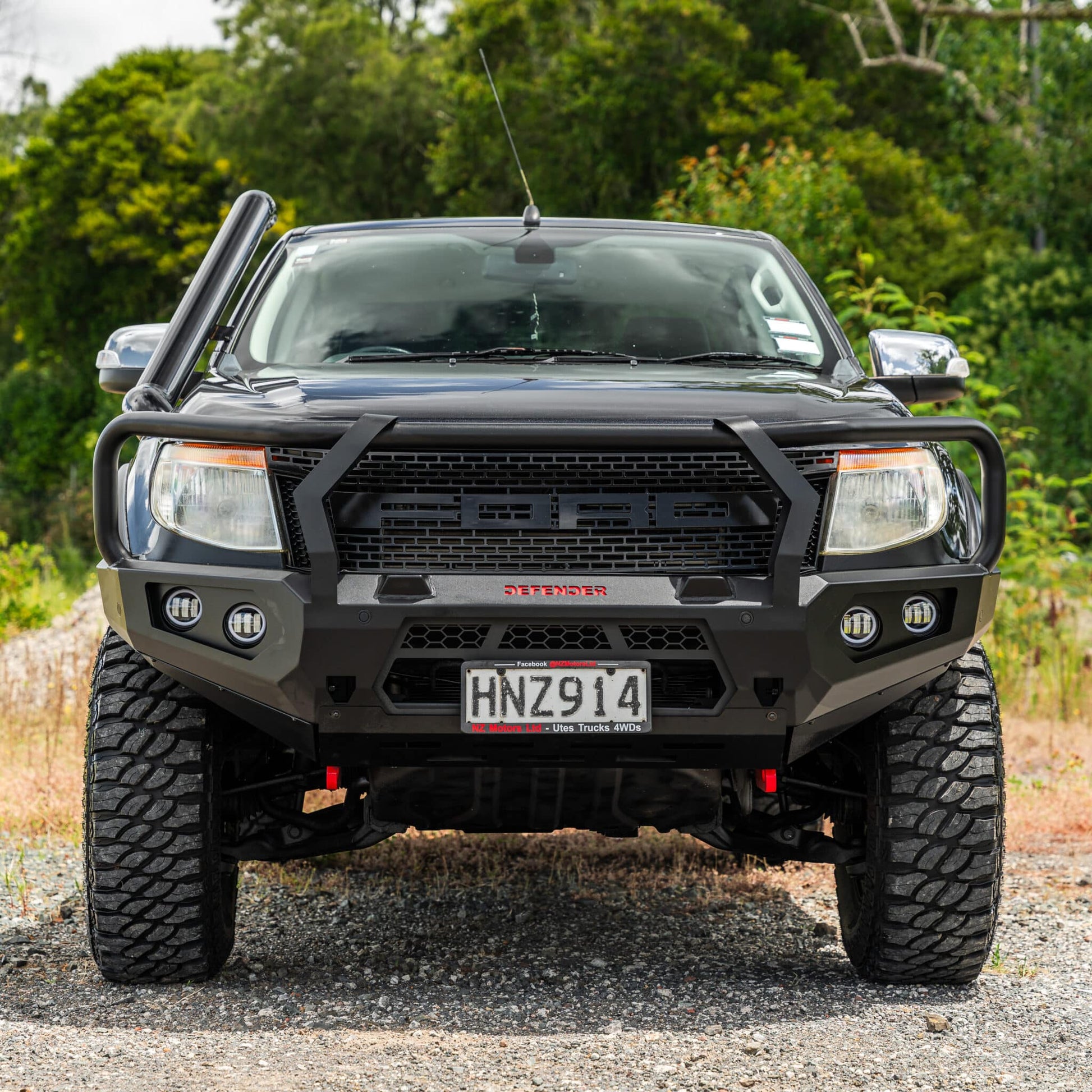 SHIELD Off-Road Triple Loop Bull-Bar to suit Ford Ranger 2012 - 2014 - view 3