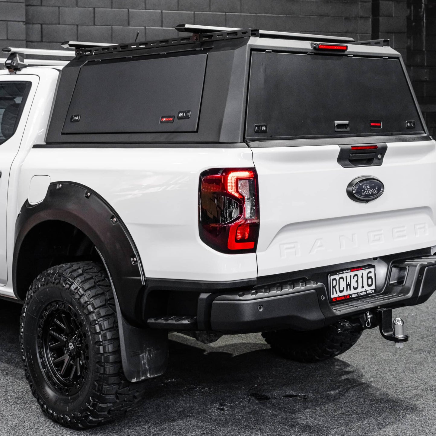 SHIELD Off-Road Aluminium Windowless Canopy to suit Ford Ranger Next Generation 2022 - Present - view 3
