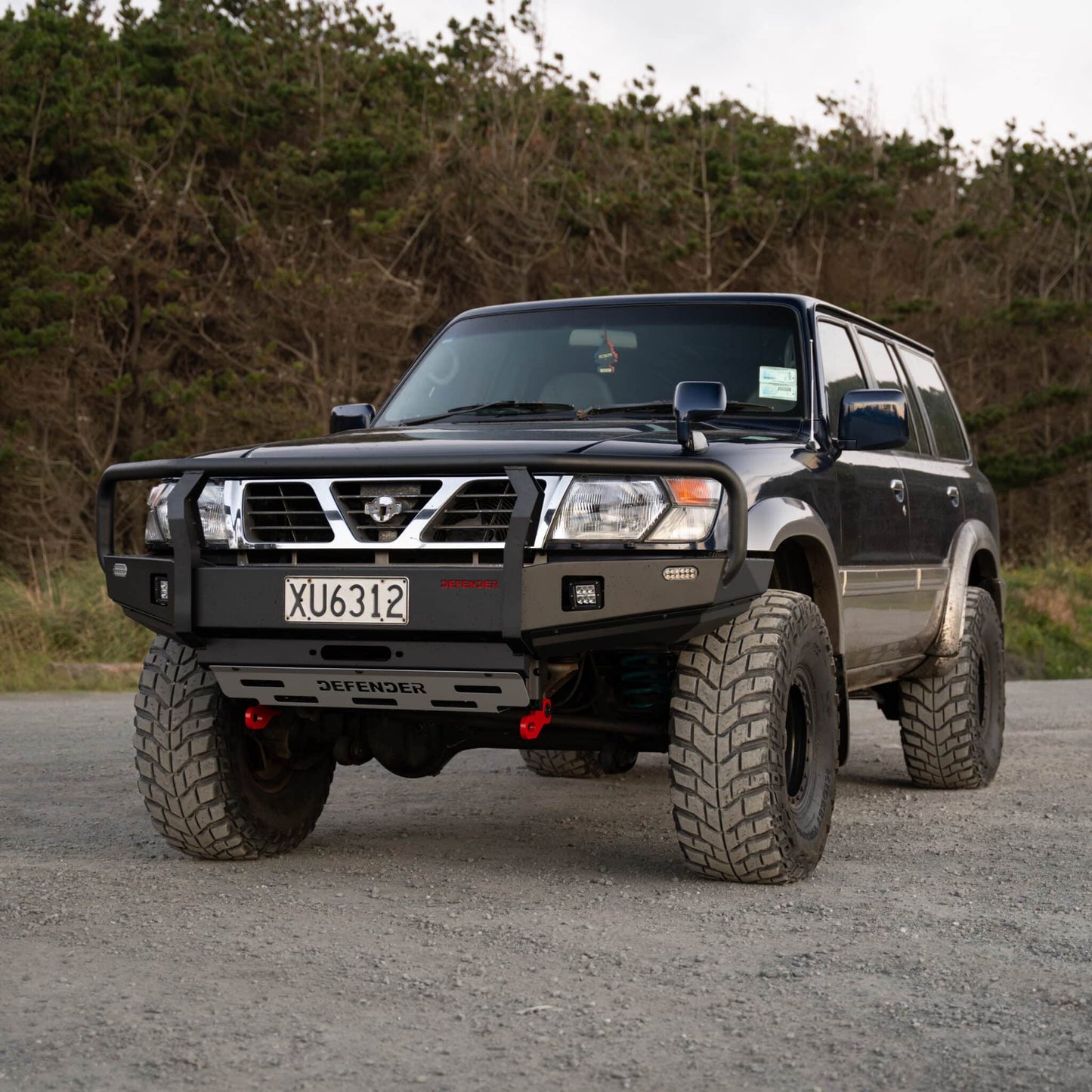 SHIELD Off-Road Triple Loop Bull-Bar to suit Nissan Patrol Y61 GU 1998 - 2015 - view 5