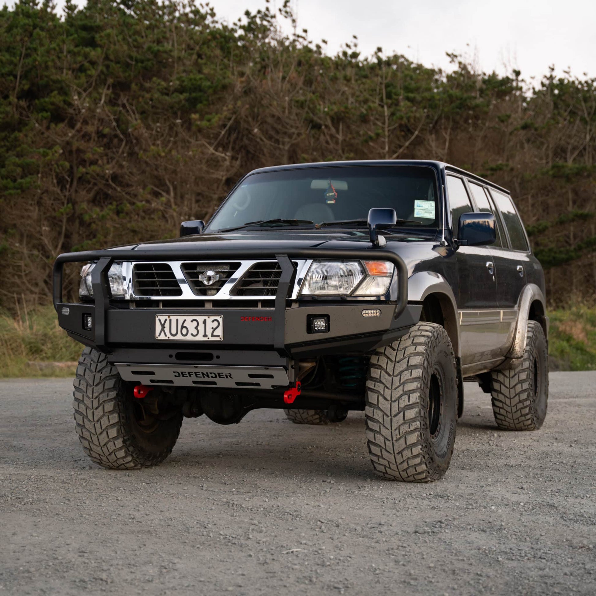 SHIELD Off-Road Triple Loop Bull-Bar to suit Nissan Patrol Y61 GU 1998 - 2015 - view 5