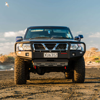 SHIELD Off-Road Triple Loop Bull-Bar to suit Nissan Patrol Y61 GU 1998 - 2015 - view 3